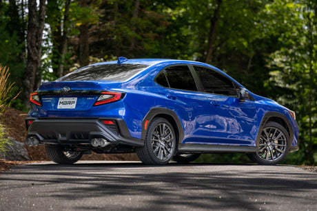 Échappement arrière double divisé à quatre embouts pour Subaru WRX 2022+ MBRP de 3 pouces avec Cat-Back