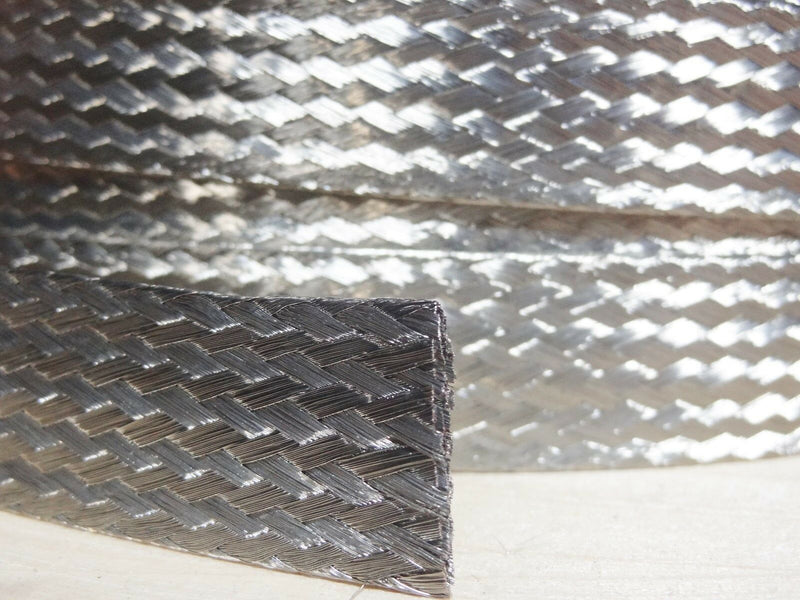 20 FEET 5/8" BRAIDED GROUND STRAP GROUNDING Tinned Copper Flat Braid MADE IN USA