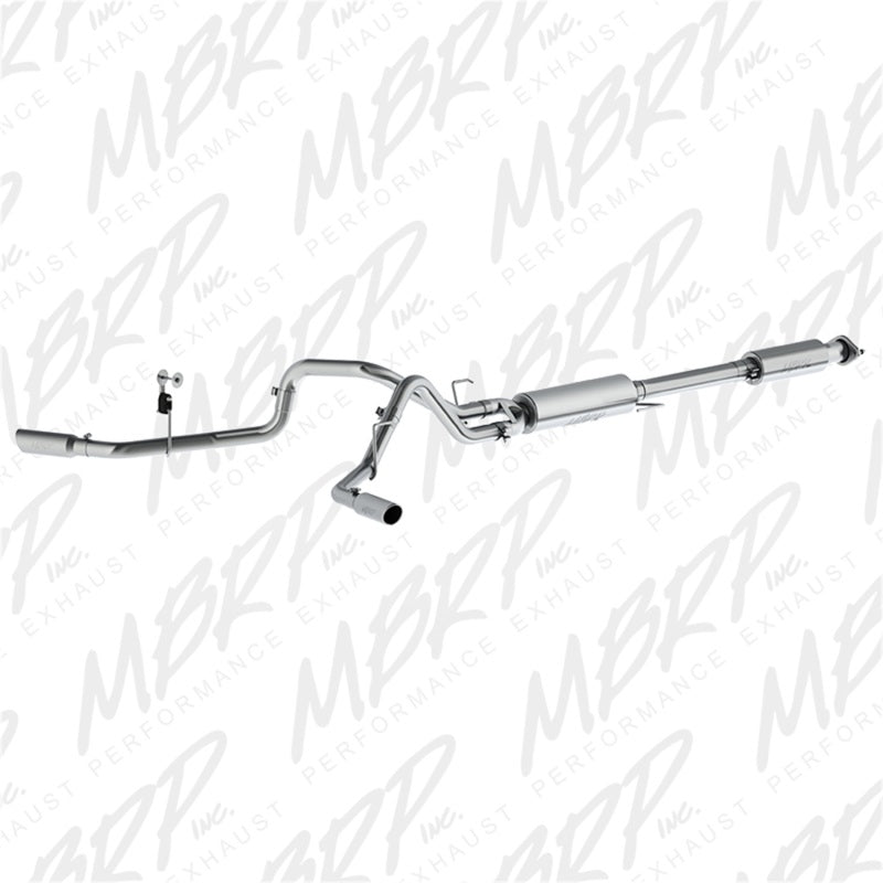 Système d'échappement latéral double à double sortie en aluminium pour Ford F-150 5,0 L 3 po 2015 MBRP