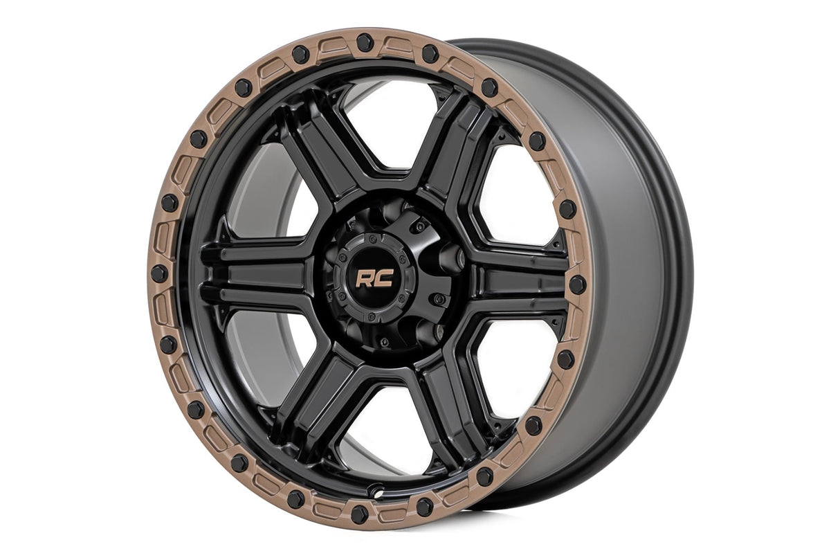 Rough Country 79 Series Off-Road Wheel Semi Gloss Black Bronze