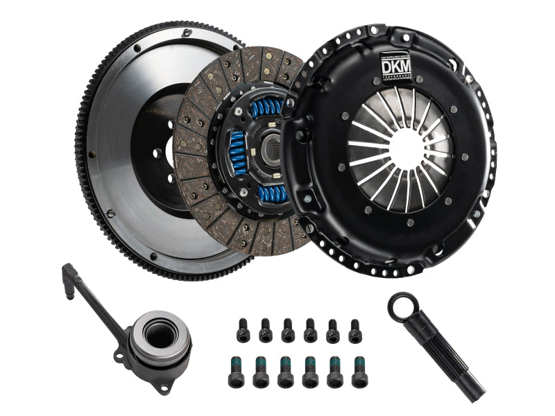 Kit d'embrayage organique MB à ressort DKM Clutch VW GLI 1.8T 6 vitesses avec volant moteur en acier (couple de 440 pi/lb)