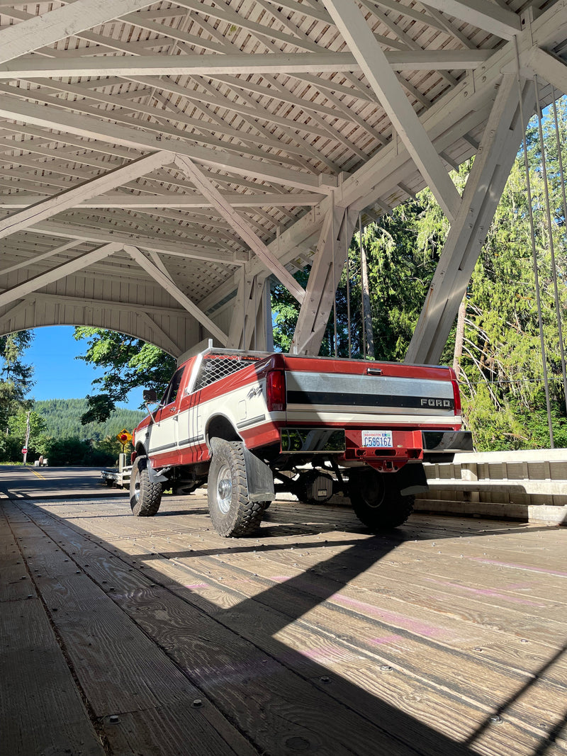 Reunel Extreme Duty Full Replacement Rear Bumper - 1992-1997 Ford F-series & Bronco