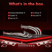 Long Tube Headers for 2006-2013 BMW N52 E90/E91/E92/E93/E82 128i/325i/325xi/328i/328xi/330i/330xi Flashark