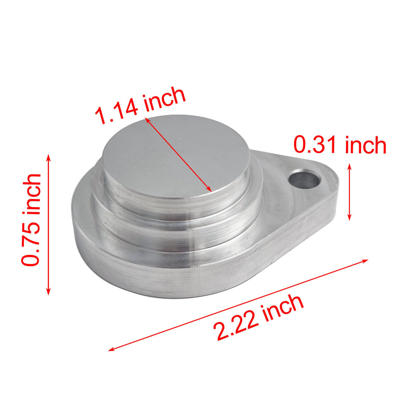 TruckTok 4.8L 5.3L 6.0L LSX Silverado EGR Delete Plug Intake Exhaust Block Off Plate