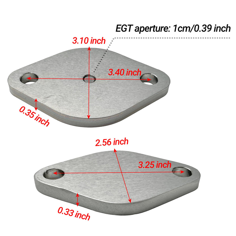 TruckTok 2013-2018 6.7L RAM Cummins 2500 3500 EGR Cooler Throttle Valve Delete Kit