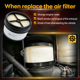 Trucktok 2006-2010 6.6L Silverado Sierra Duramax Air Filter Replaces D3087C TruckTok