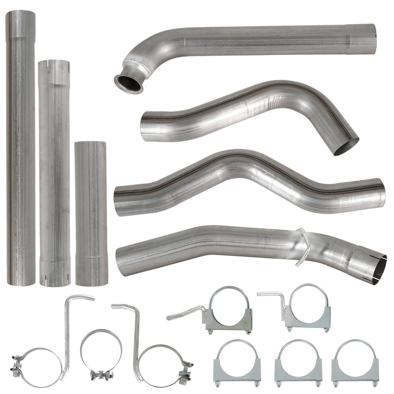 TruckTok 2004-2005 6.6L Duramax LLY 4" DP-Back DPF delete Pipe & EGR Delete Kit