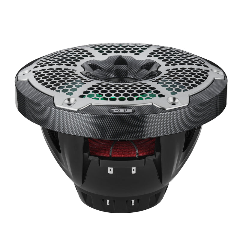 10” Marine 2-Way Hybrid Speaker with RGB LED, Compression Driver and Neodymium Magnet | 450W RMS 4-Ohm