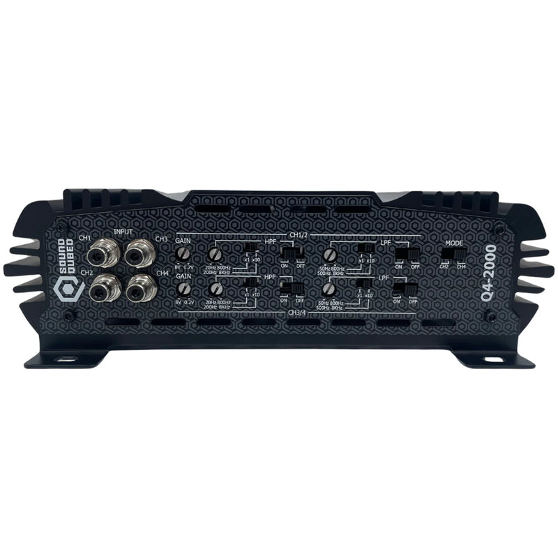 SOUNDQUBED Q4-2000 Q series 2000 Watt 4 Channel Amplifier