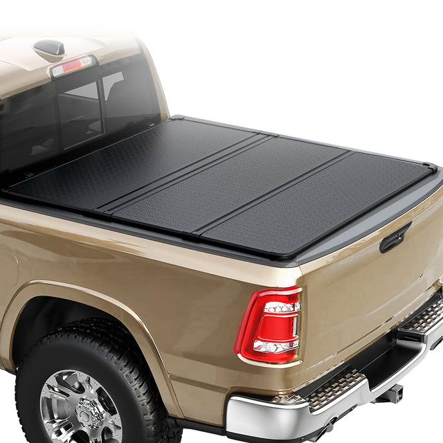 Trucktok 2003-2025 Dodge Ram 1500 2500 3500 8FT Hard Tri-Fold Tonneau Cover Truck Bed TruckTok