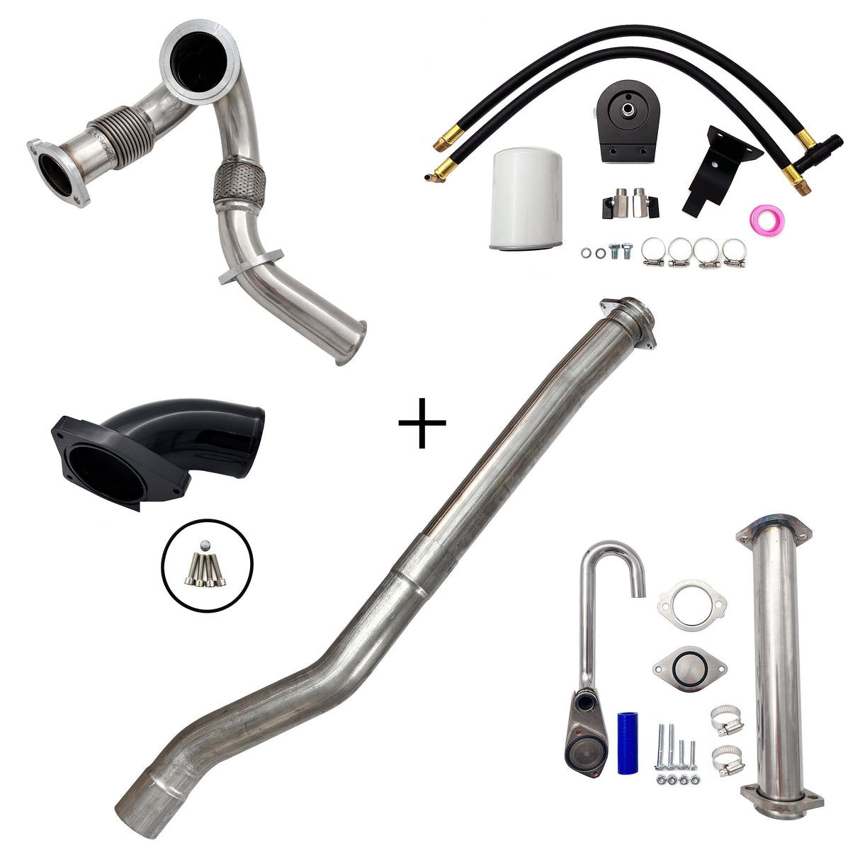 Trucktok 2003-2007 6.0L Ford Powerstroke DPF/EGR/CCV/Up pipe kit TruckTok