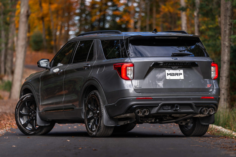 MBRP 20-21 Ford Explorer ST 3.0L EcoBoost double sortie arrière essieu arrière avec système d'échappement AL à quatre embouts