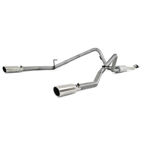 Système d'échappement arrière double avec catalyseur de 2,5 pouces MBRP 11-12 Ford F-150 V6 Ecoboost en aluminium