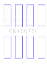 King Mazda MZR 2.3L 16V / Ford Duratec 2.3L 16V (Size .25) Connecting Rod Bearing Set (Set of 8)