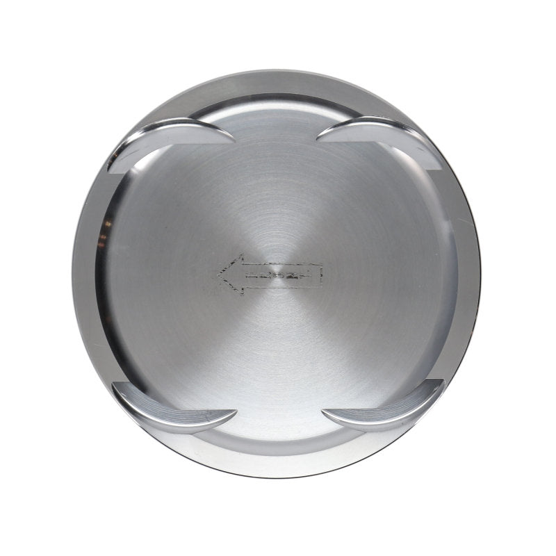 Ensemble de pistons plats Manley 03-07 Nissan 350Z/Maxima/Altima 81,4 mm Stroker 95,5 mm alésage standard 8,5:1 avec segments