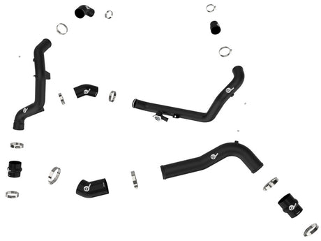 Kit de tuyaux de charge chauds et froids en aluminium aFe 20-23 pour Ford Explorer ST V6 3.0L (tt) BladeRunner - Noir