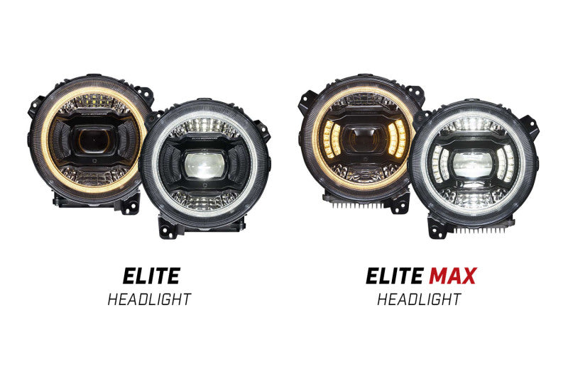 Phares à LED Diode Dynamics 18-23 Jeep JL Wrangler Elite Max