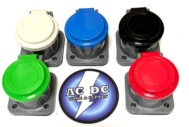400 AMP HUBBELL SERIES 16 CAMLOCK DEVICES SET PANEL STR RECEPT NON-MET COVERS HUBBELL