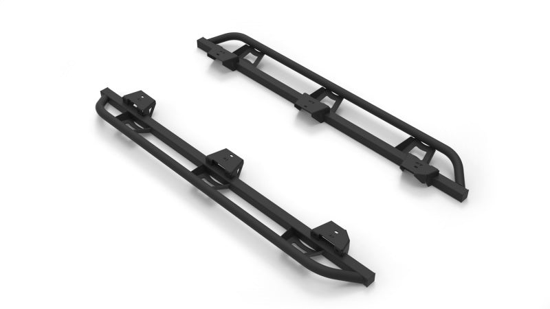 Marchepieds coulissants N-Fab Trail 07-17 Jeep Wrangler JK 4 portes - SRW - Noir texturé