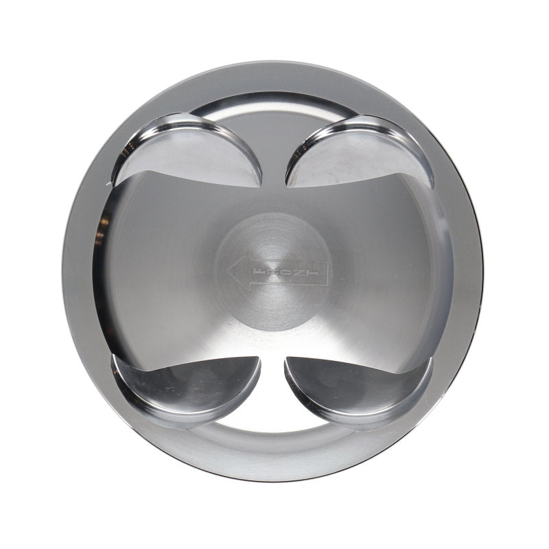 Jeu de pistons plats Manley 04+ Subaru WRX STi (EJ257) à course standard de 99,5 mm, alésage standard de 9,8:1 avec segments