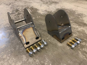 Carrick Customs Cummins Swap Motor Mounts 12v/24v Cummins with 2nd Gen Bushings - 1980-1997 Ford F250/F350 Carrick Customs