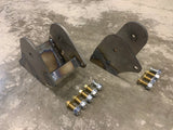 Carrick Customs Cummins Swap Motor Mounts 12v/24v Cummins with 2nd Gen Bushings - 1980-1997 Ford F250/F350 Carrick Customs