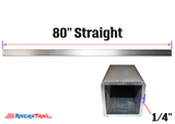 80 X 3 X 3" Straight Cross Member, 1/4" Wall, Structural Aluminum