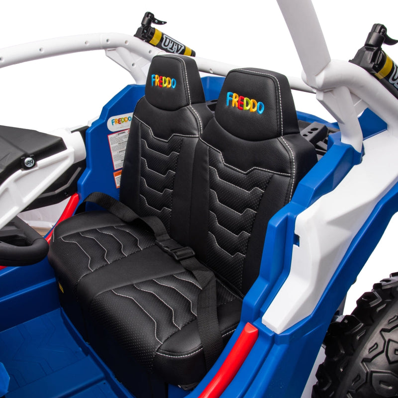 24V Magic Cars Storm Police UTV 2-Seater for Kids with Lights & Sirens for Action-Packed Adventures