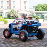 24V Magic Cars Storm Police UTV 2-Seater for Kids with Lights & Sirens for Action-Packed Adventures