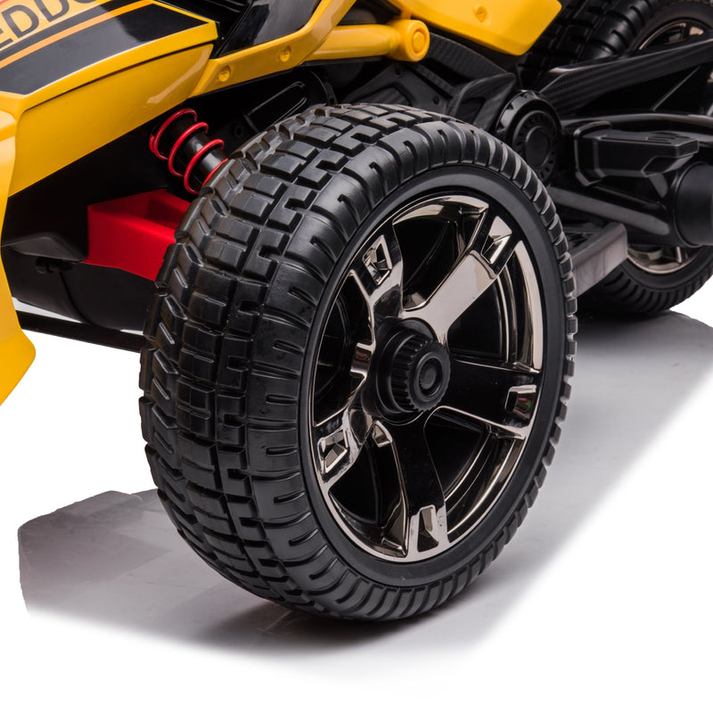 24V Magic Cars Spider 2 Seater Ride-On 3 Wheel Motorcycle