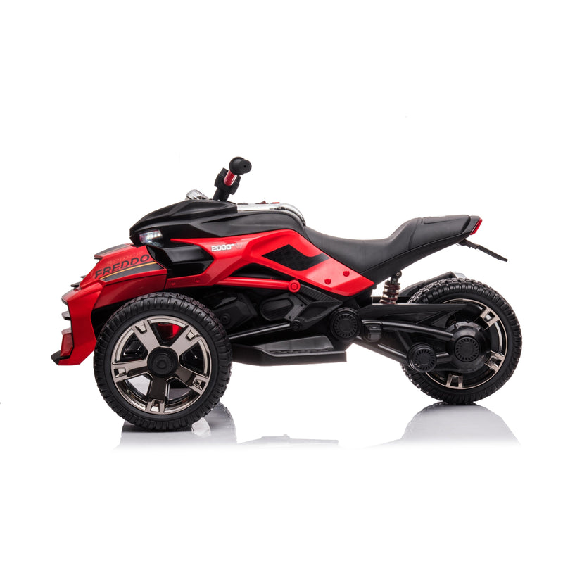 24V Magic Cars Spider 2 Seater Ride-On 3 Wheel Motorcycle