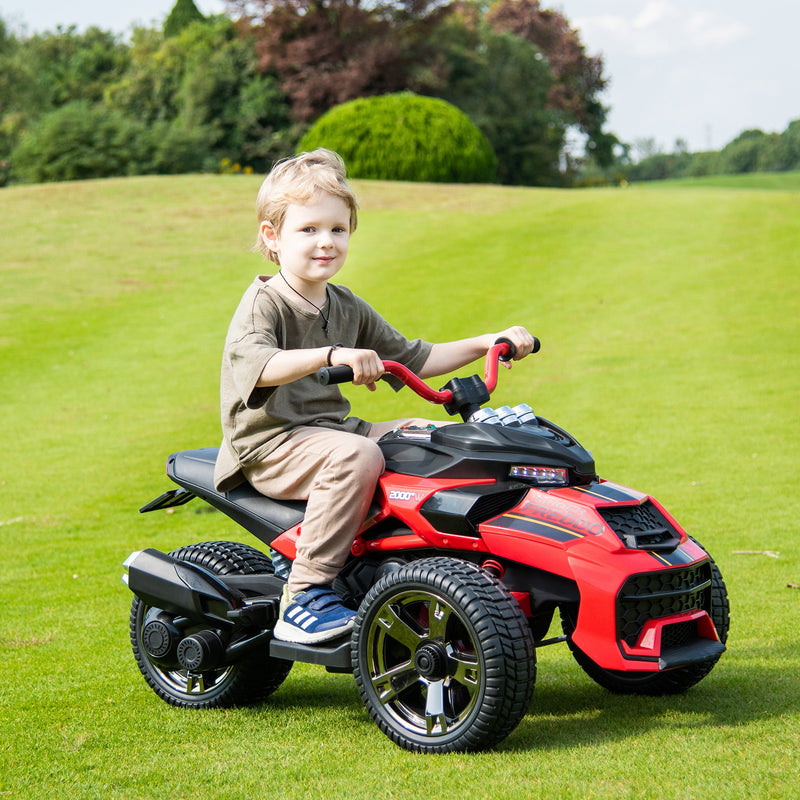 24V Magic Cars Spider 2 Seater Ride-On 3 Wheel Motorcycle