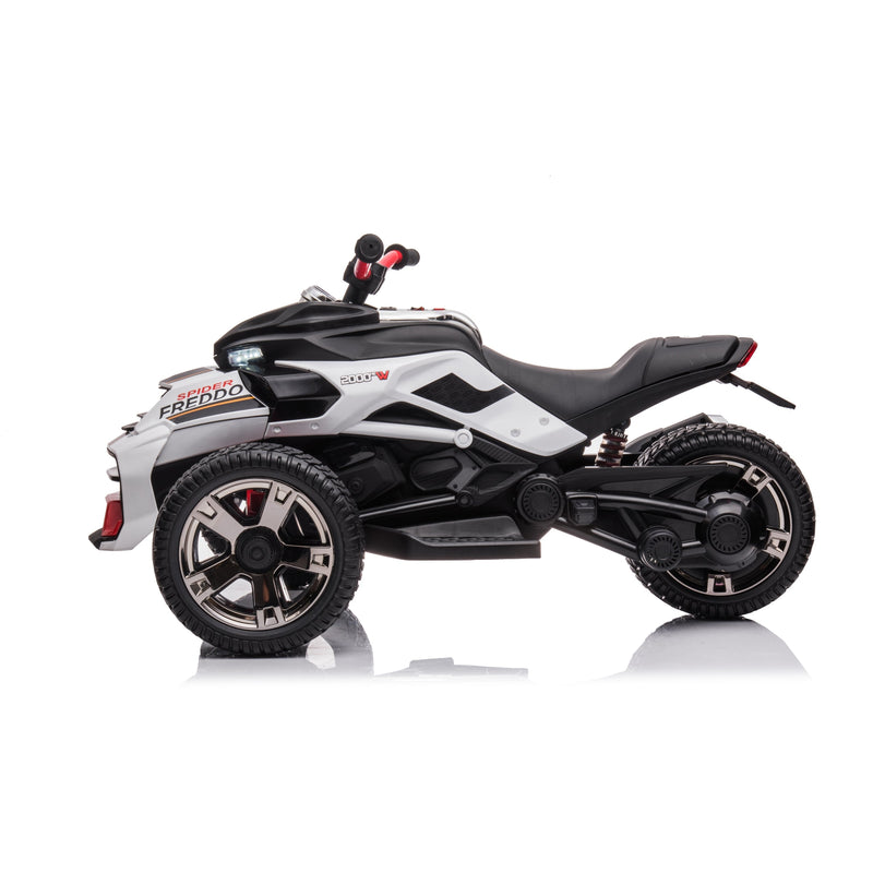 24V Magic Cars Spider 2 Seater Ride-On 3 Wheel Motorcycle