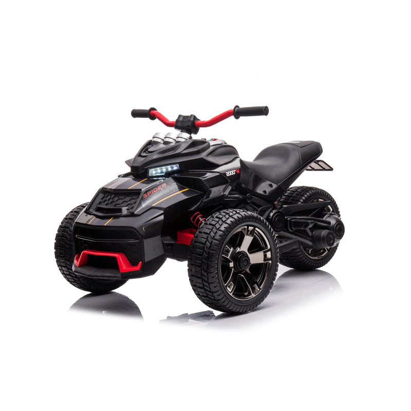 24V Magic Cars Spider 2 Seater Ride-On 3 Wheel Motorcycle