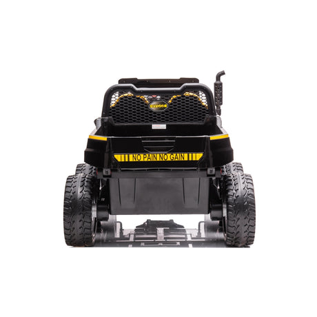24V 6 Wheeler Magic Cars Tractor Trailer 2 Seater Ride-on with Dump Cart and Parental Remote