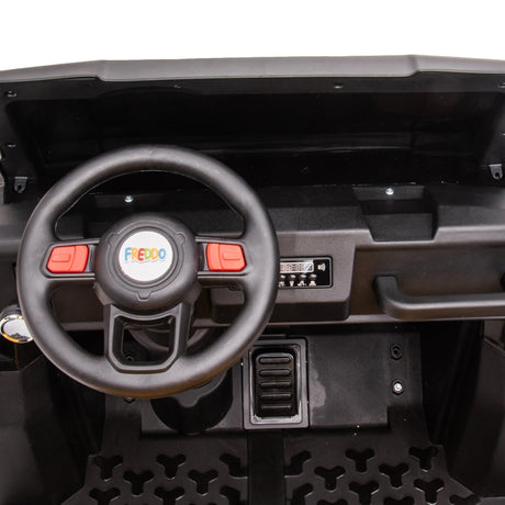 24V 6 Wheeler Magic Cars Tractor Trailer 2 Seater Ride-on with Dump Cart and Parental Remote