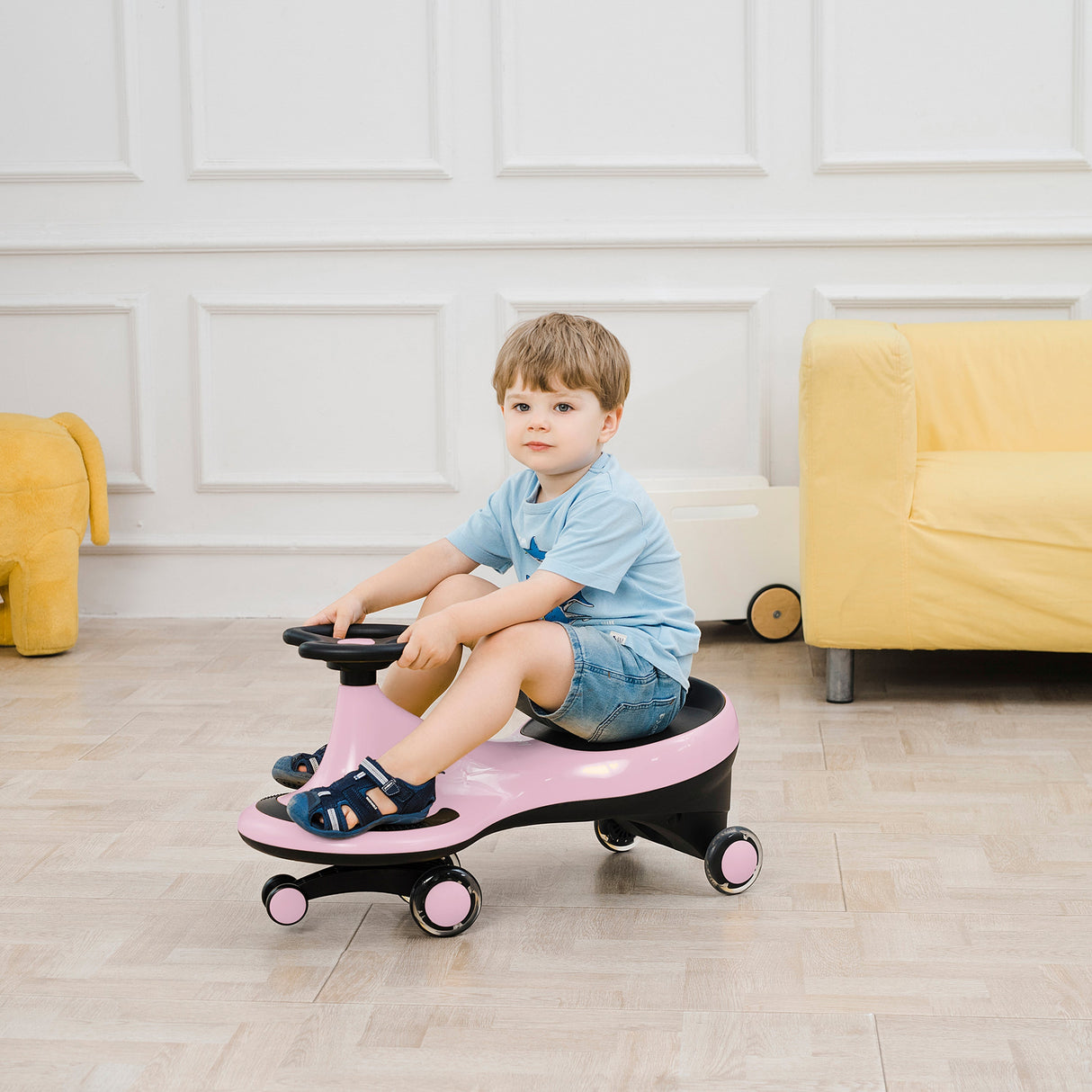 Magic Cars Toys Swing Car with Flashing Wheels