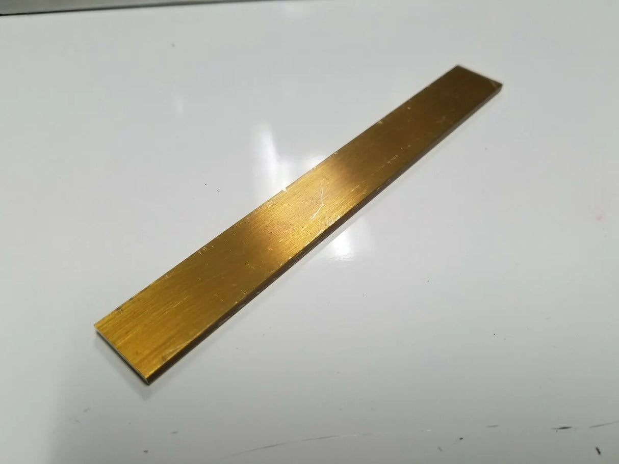 1/8" x 3/4" C360 BRASS FLAT BAR 6" long Solid .125" Plate Mill Stock (1 Pcs) Unbranded