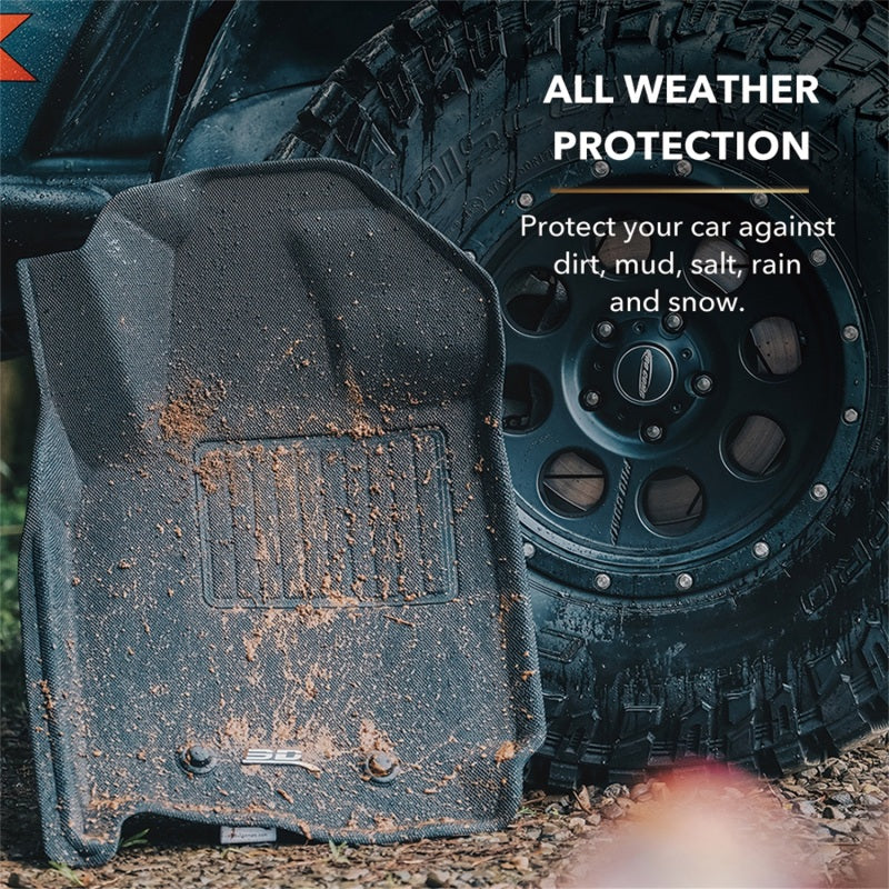 3D MAXpider 20-24 Cadillac Xt6 With Bucket 2Nd Row Kagu Black R1 R2 R3