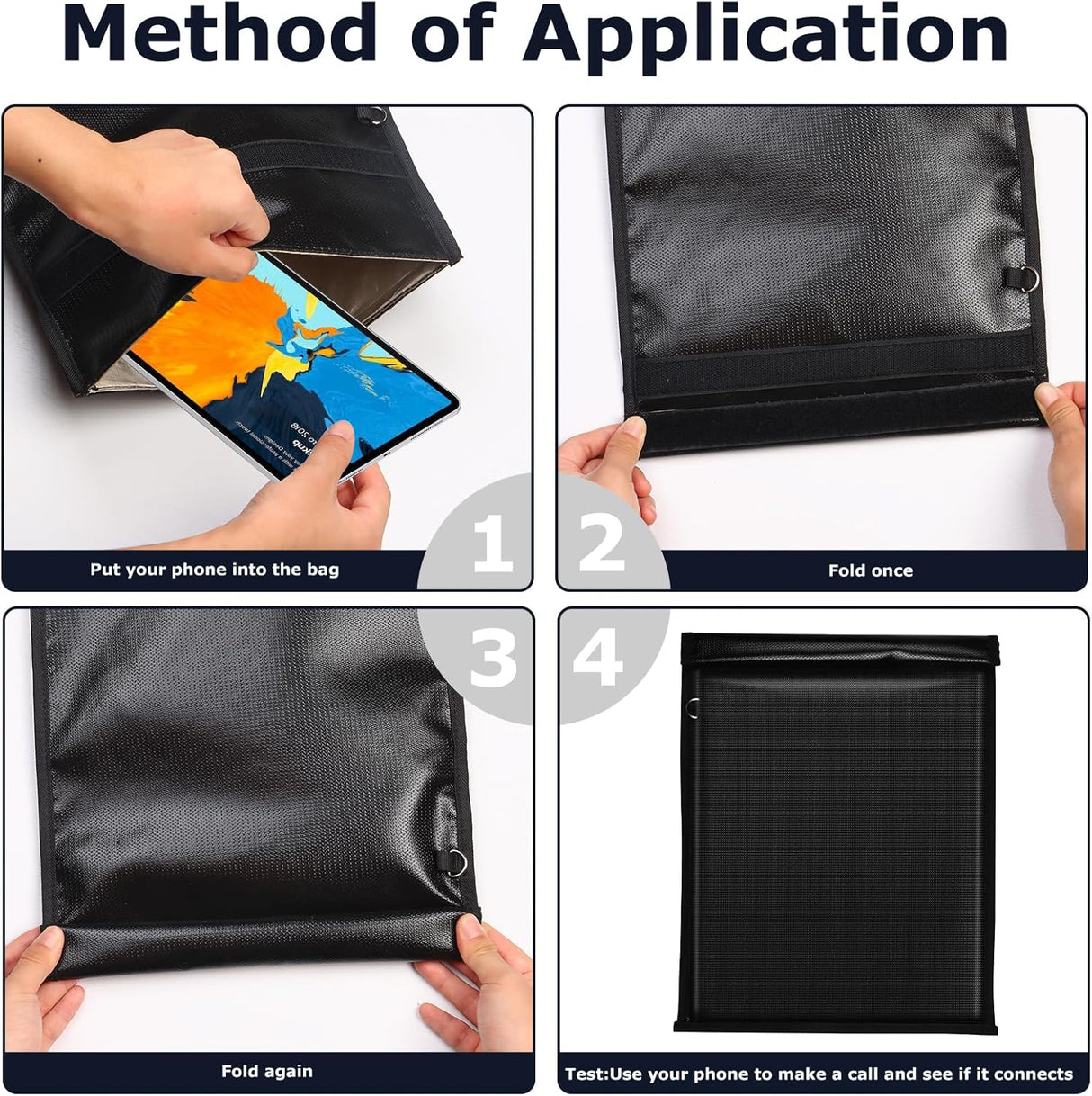Faraday Bag 3"x5" – Signal Blocking Pouch for Key Fobs & Small Devices TekShack