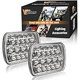 4x6 Inch LED Headlights DOT Approved High Low Beam Rectangle 2PCS