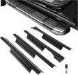 Rocker Panel Cover Set Fits 2014-2018 Crew Cab Pickup Textured Black