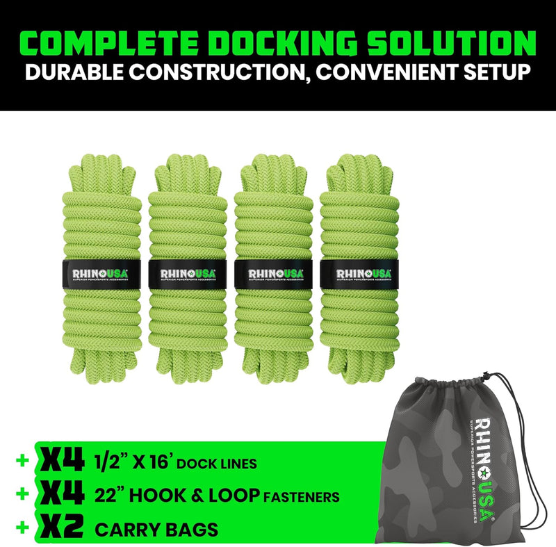 Heavy-Duty 16' Dock Lines