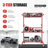 ALMULOO Auto Parts Storage Rack for VW Type 1 Bugs Red VC-0372 1 Each