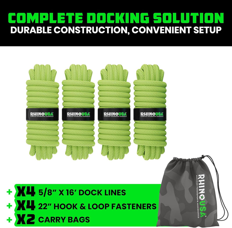 Heavy-Duty 16' Dock Lines