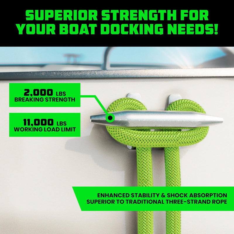 Heavy-Duty 16' Dock Lines