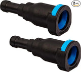 S.U.R.&R Straight Push-On Fuel Line Connector KP020 1 Each