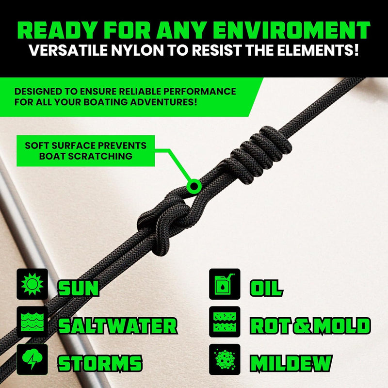 Heavy-Duty 16' Dock Lines