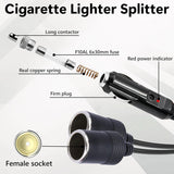 12V Dual Car Lighter Adapter Splitter TekShack