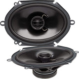 PowerBass S-6802 6x8in OEM Coaxial Speakers No Grill (Pair) PowerBass